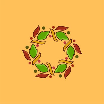 Leaf Floral Ornament vector