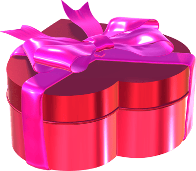 3D heart love Illustration. Valentine's Day. png