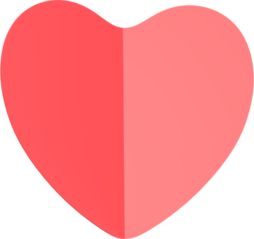 3D heart love Illustration. Valentine's Day. png
