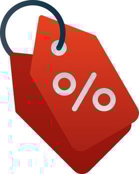 Discount Vector Icon Design