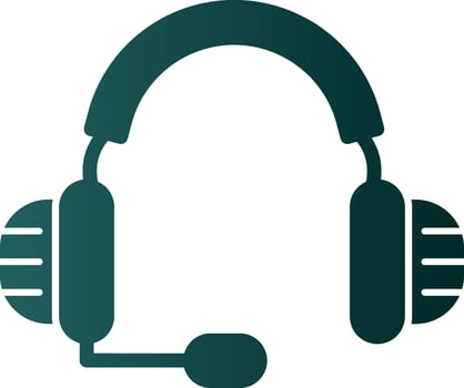 Headphones Vector Icon Design