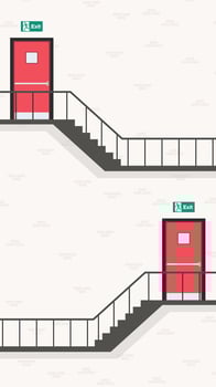 Fire door vector. Fire alarm cartoon vector. Fire alarm system. Fire equipment. Vector illustration in flat style. Exit door.