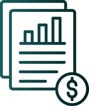Income Statement Vector Icon Design