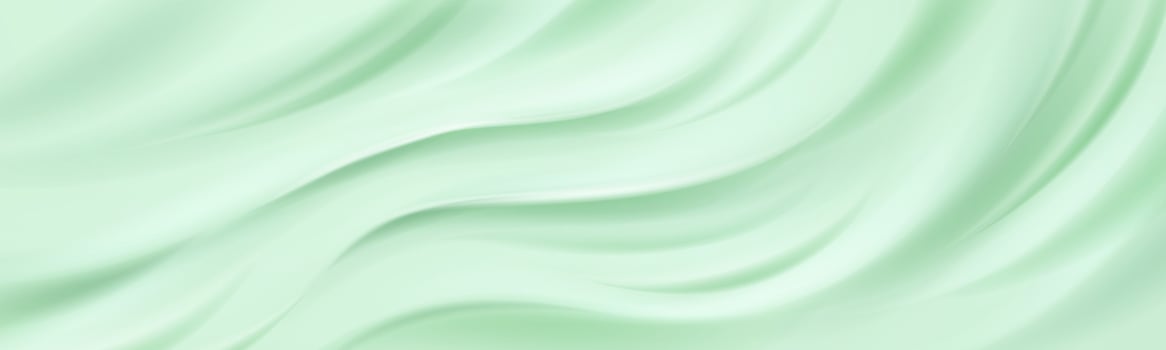 Cream texture green background or cosmetics balm vector