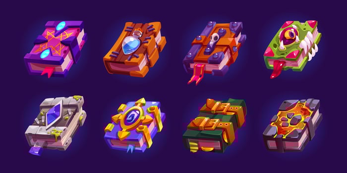 Magic books with mystic spell, alchemy grimoires vector