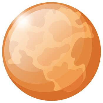 Plants Solar System - Mercury vector