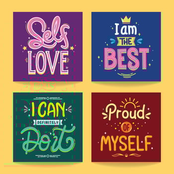 motivational quotes banner vector design bundle