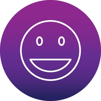 Happy Vector Icon