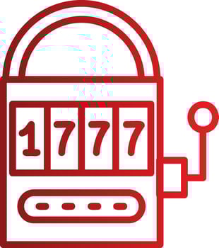 Slot Machine Vector Icon