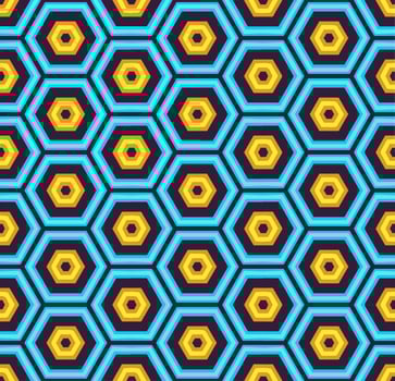 Multi color seamless abstract pattern. Background and backdrop. Multi Colored. Colorful ornamental design. Colored mosaic ornaments. Vector graphic illustration.
