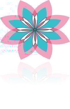 Beautiful abstract flowers vector design