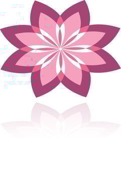 Beautiful abstract flowers vector design