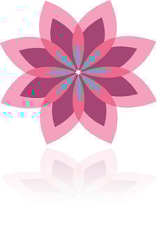 Beautiful abstract flowers vector design