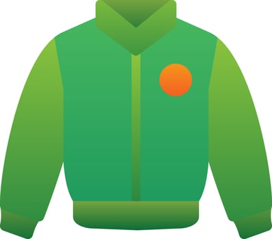 Varsity Jacket Vector Icon Design