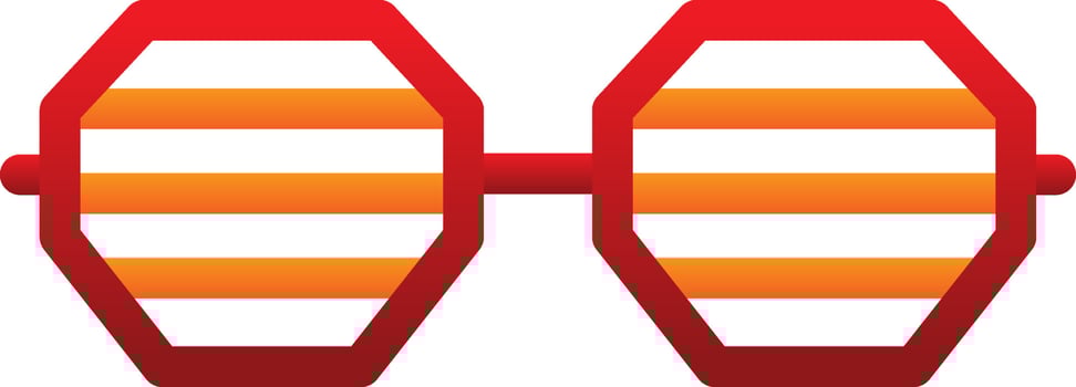 Party Glasses Vector Icon Design