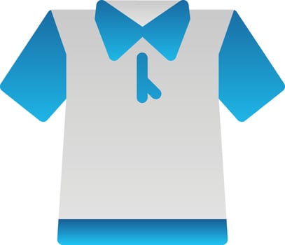 Polo Shirt Vector Icon Design