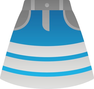 Skirt Vector Icon Design