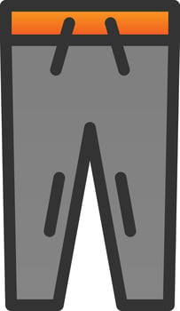 Trousers Vector Icon Design