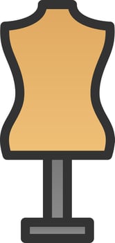 Mannequin Vector Icon Design