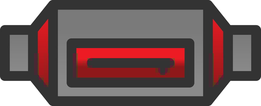 Waist Bag Vector Icon Design