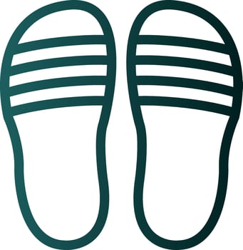 Flip Flop Vector Icon Design