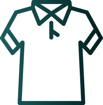 Polo Shirt Vector Icon Design