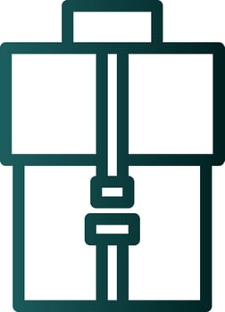 Backpack Vector Icon Design