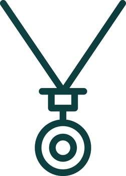 Necklace Vector Icon Design