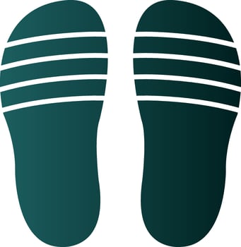 Flip Flop Vector Icon Design