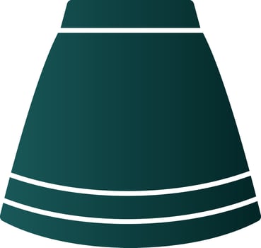 Skirt Vector Icon Design