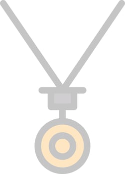 Necklace Vector Icon Design