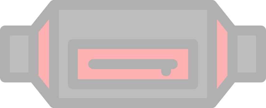 Waist Bag Vector Icon Design