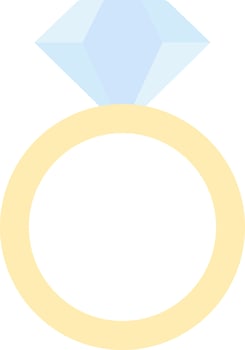 Diamond Ring Vector Icon Design