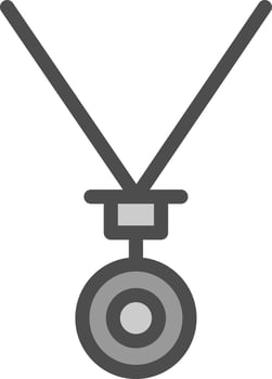 Necklace Vector Icon Design