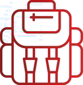 Backpack Vector Icon