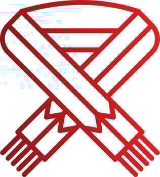 Scarf Vector Icon