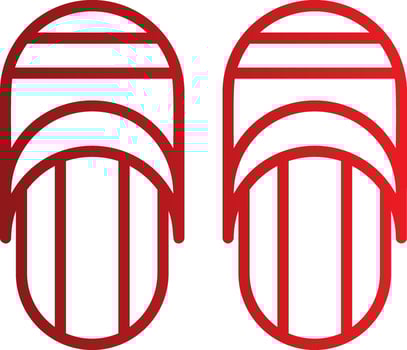 Slippers Vector Icon