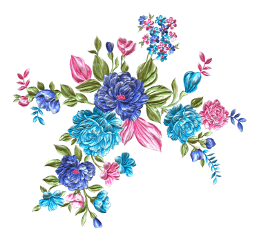 ossy Flower PaiDigital Oilpainted Floral pattern,Glitter Flower Design,Embossed flower pattern,Glnting,Textile Flower Material png