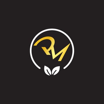 QM Text Logo vector