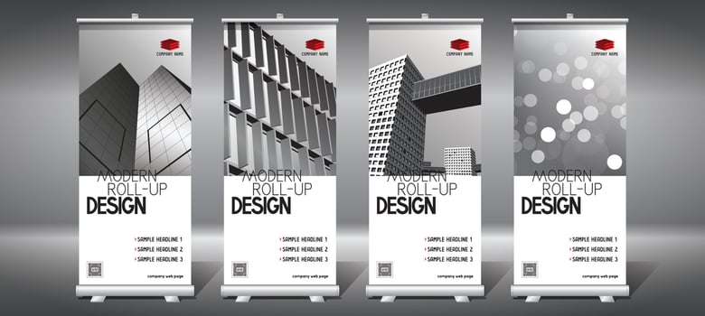 Set of Rollup Templates vector