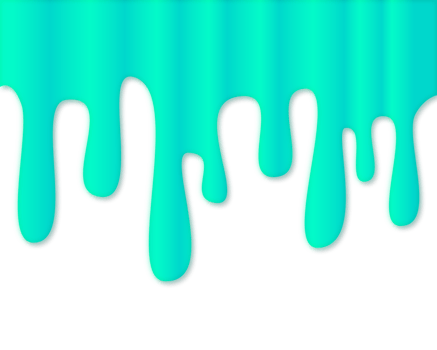 Green Slime Overlay with Drop Shadow png