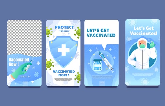 Covid Vaccination Public Service Activism vector