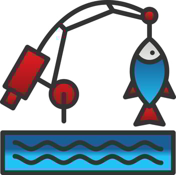 Fishing Vector Icon Design