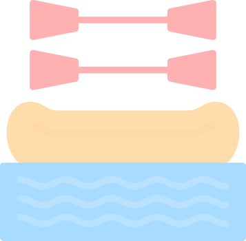 Rafting Vector Icon Design