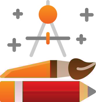 Drawing Vector Icon Design