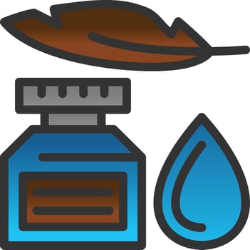 Inks Vector Icon Design