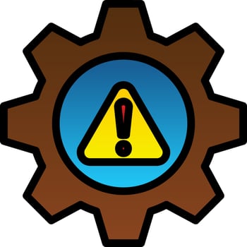 Risk Management Vector Icon Design