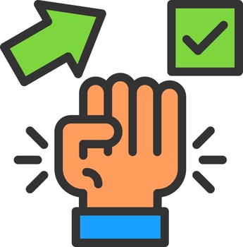 Motivation Vector Icon Design