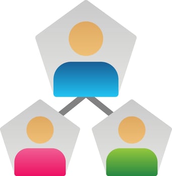 Segmentation Vector Icon Design