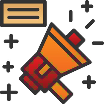 Megaphone Vector Icon Design